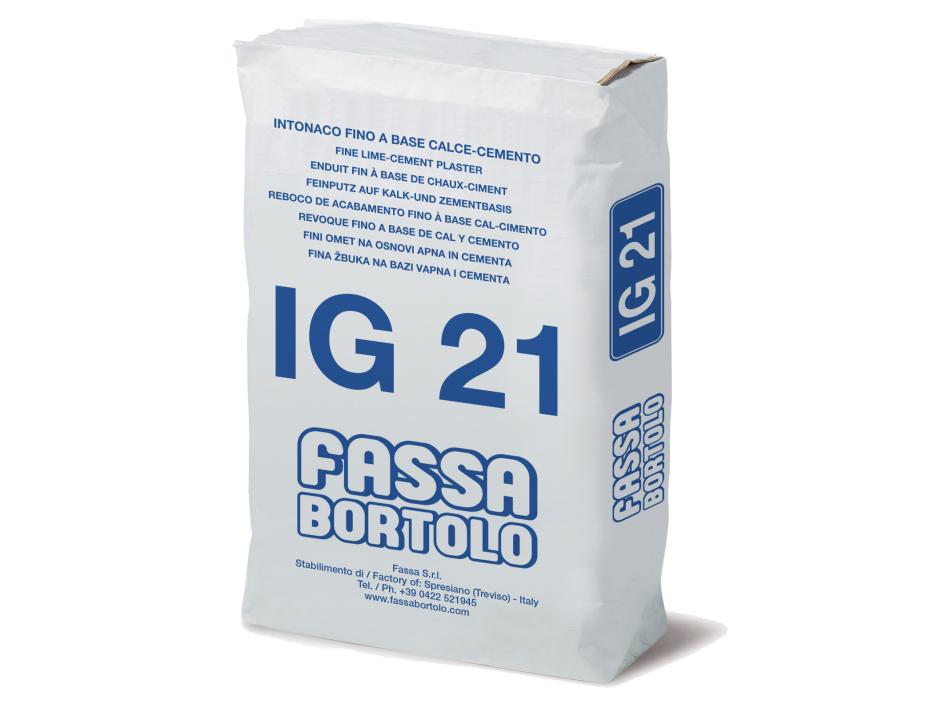 IG 21 Finish für weißen Gips 25 kg Beutel - Fassa