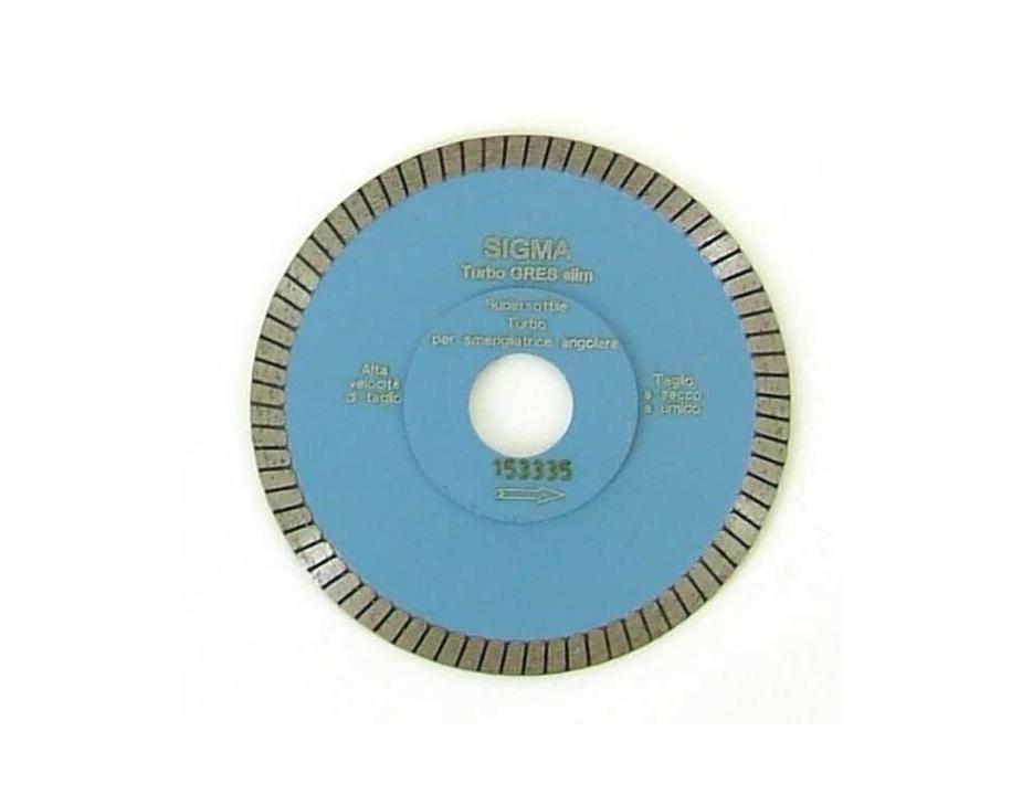 Disco diamantato turbo ceramica gres 115 mm 75b sigma: una delle