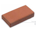 Imprinted terracotta wall cover terminal - rounded - photo 1