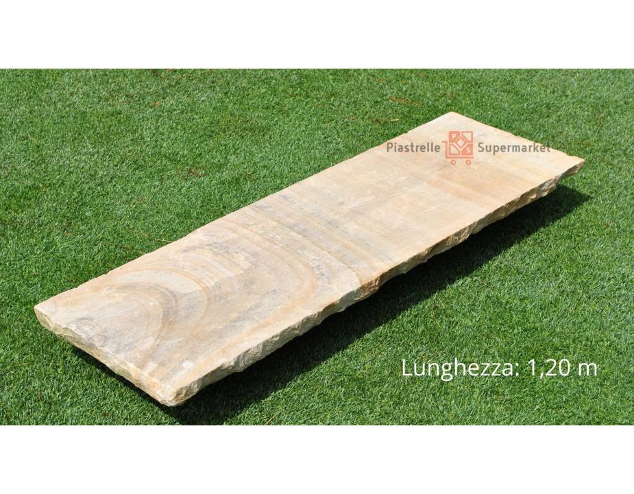 Geteilte Steinmauer / Stufe - Minzlanger ml. 1,20 x 35 cm. 4 cm
