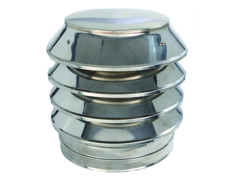 Stainless steel chimney pot
