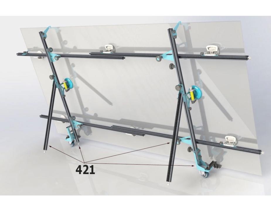 Trolley Kit for Kera-Lift 421 Sigma Lift (new model 2019)